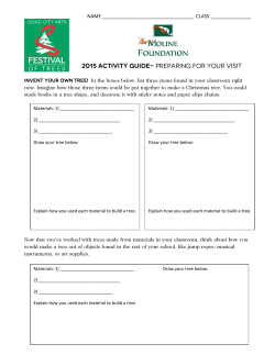 2015 Activity Guide- Preparing for your visit