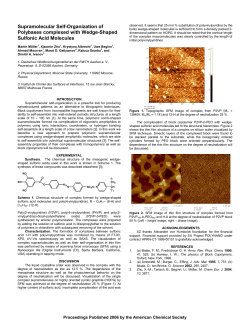 Supramolecular self-organization of polybases complexed with