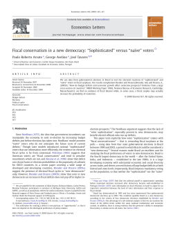 Fiscal conservatism in a new democracy