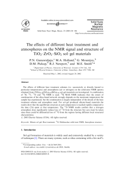 The effects of different heat treatment and