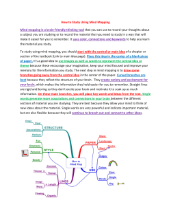 How to Study Using Mind Mapping Mind mapping is a brain