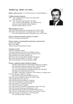 Strukturovan&yacute; životopis pro členy Česk&eacute; l&eacute;kařsk&eacute; akademie (ČLA)