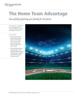 The Home Team Advantage