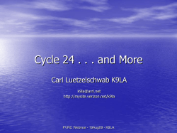 Cycle 24 . . . and More