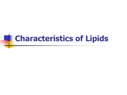 Solidification of Lipids