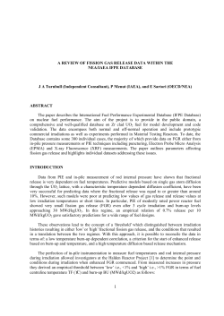 A Review of Fission Gas Release Data Within the NEA/IAEA IFPE