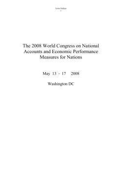 Laspeyres and Paasche indices