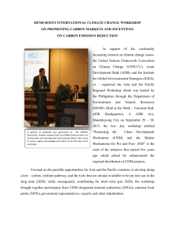 DENR hosts International Climate Change Workshop on Promoting