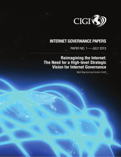 Contribution by Mr.Mark Raymond to the CSTD