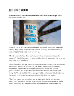 Mom-and-Pop Restaurants Feel Pinch of Minimum Wage Hike