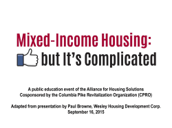 Case Study 1: Pierce Queen - The Alliance For Housing Solutions