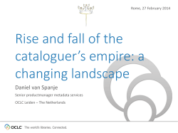 Cataloguing - e-LIS