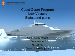 Increased operational capability through efficient logistics 1 Coast