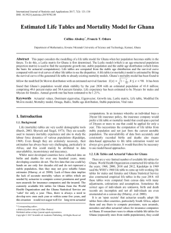 Actuarial values, Dominant eigenvalue, Eigenvector, Growth rate