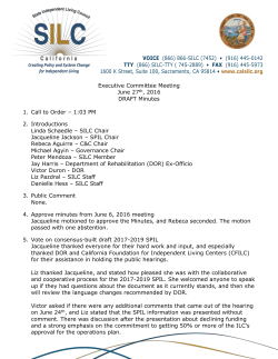 Executive Meeting 6/27/16 DRAFT Minutes Page 1 Executive