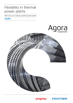 Flexibility in thermal power plants