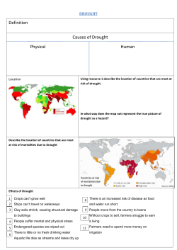 Causes of Drought