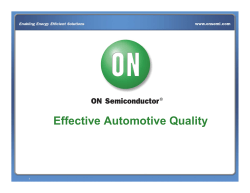 Effective Automotive Quality
