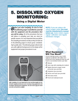 5. dissolved oxygen monitoring