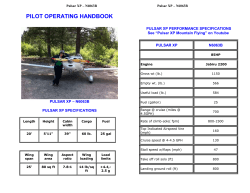 Pre-Flight Check-List