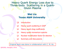 Heavy quark energy loss due to three