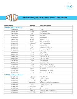 Accessories and Consumables
