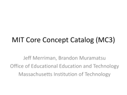 EDC Concept Workshop