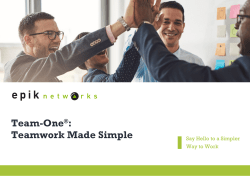 Team One Ebook version 5