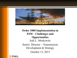 Potential Solutions - Organization of PJM States