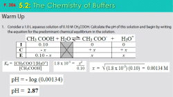 Unit 2: Chemical Equilibrium