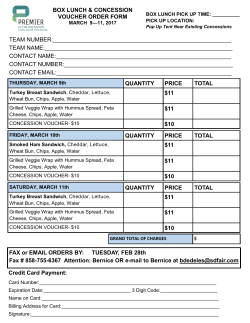 QUANTITY PRICE TOTAL $11 $11 $10 TEAM NUMBER: TEAM