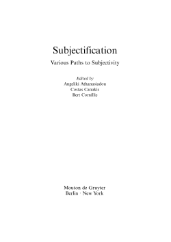 Subjectification