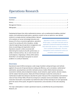 Operations Research