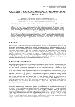 how the dialogue between cognitive, conative and affective