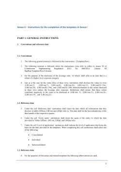 Annex 2 - ITS on disclosure for the LR instructions