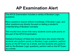 (A and B) = ~A or