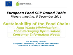 Food safety policy and the food supply chain