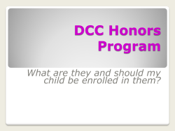 Honors Level Courses