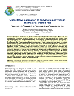 Quantitative estimation of enzymatic activities in antimalarial treated