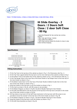 Hi Slide Overlay - 2 Doors / 2 Doors Soft Close / 2 door Soft