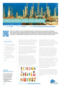processes and polymers