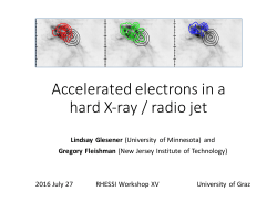 Accelerated electrons in a hard X