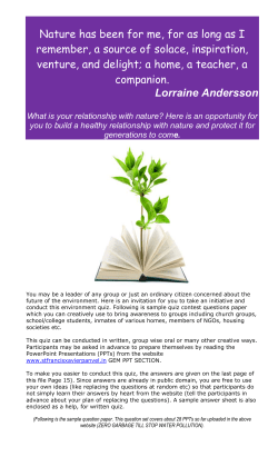 know ur environment quiz - St. Francis Xavier Church , Panvel