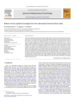 Robust versus optimal strategies for two