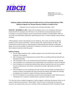 Employers Believe Telehealth Impacts Health and Cost, and Few