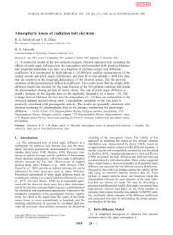 Atmospheric losses of radiation belt electrons