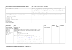 KPS PP Mtg 16 February Appendix 1: Meeting Agenda