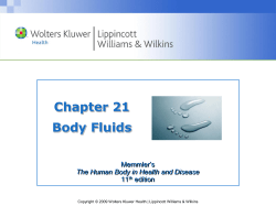 Memmler`s The Human Body in Health and Disease