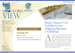 Brazil Attracts U.S. Exhibitors but Shipping Remains a Challenge