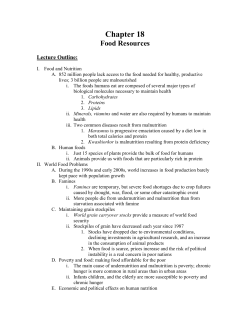 Chapter 18 outline